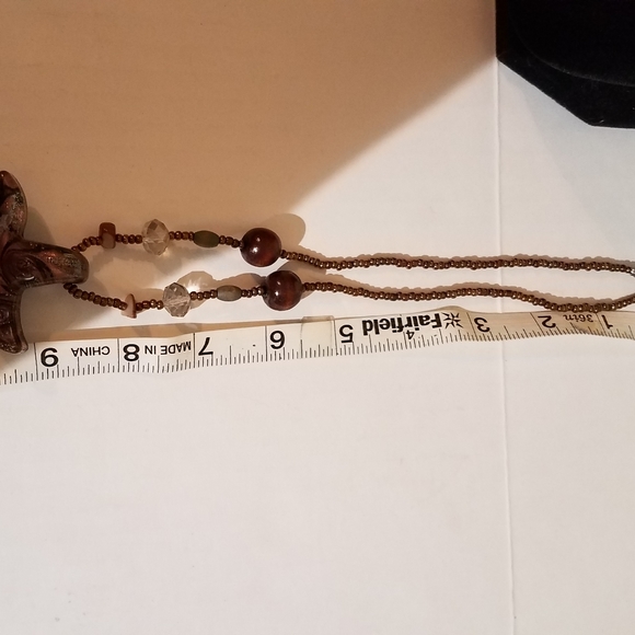 Glass star necklace j173 - Picture 5 of 6